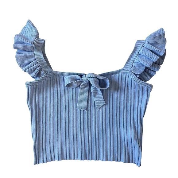 Bomy Collection Knit Crop Top - Picture 1 of 6